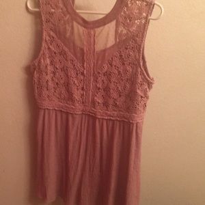 Like new blush rose dressy tank